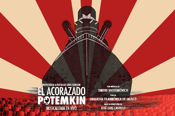 El Acorazado Potemkin musicalizado en vivo por la OFJ
