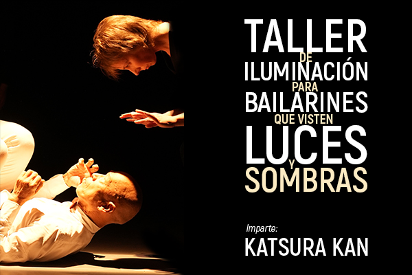 Taller de iluminación para bailarines que visten luces y sombras;